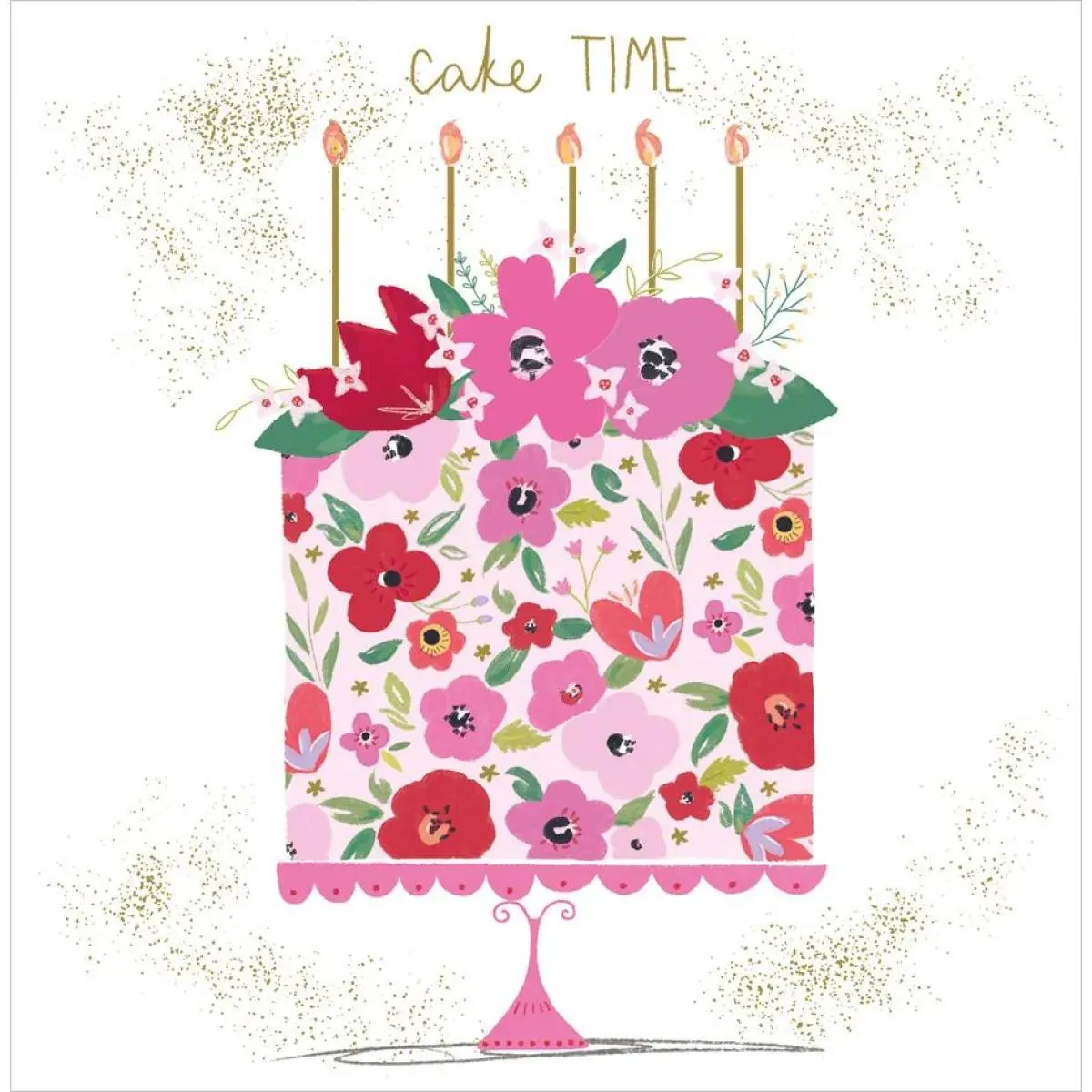 Rođendanska čestitka FLORAL CAKE 
