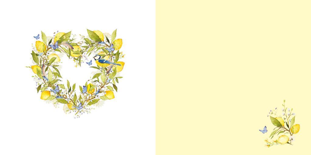 Čestitka LEMON HEART 