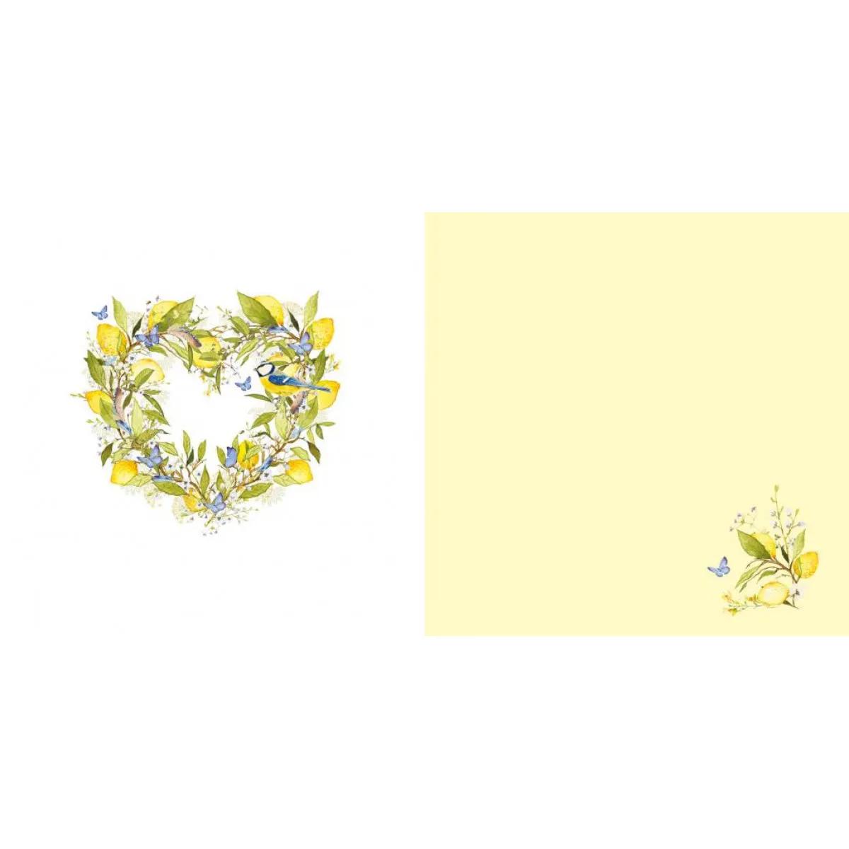 Čestitka LEMON HEART 