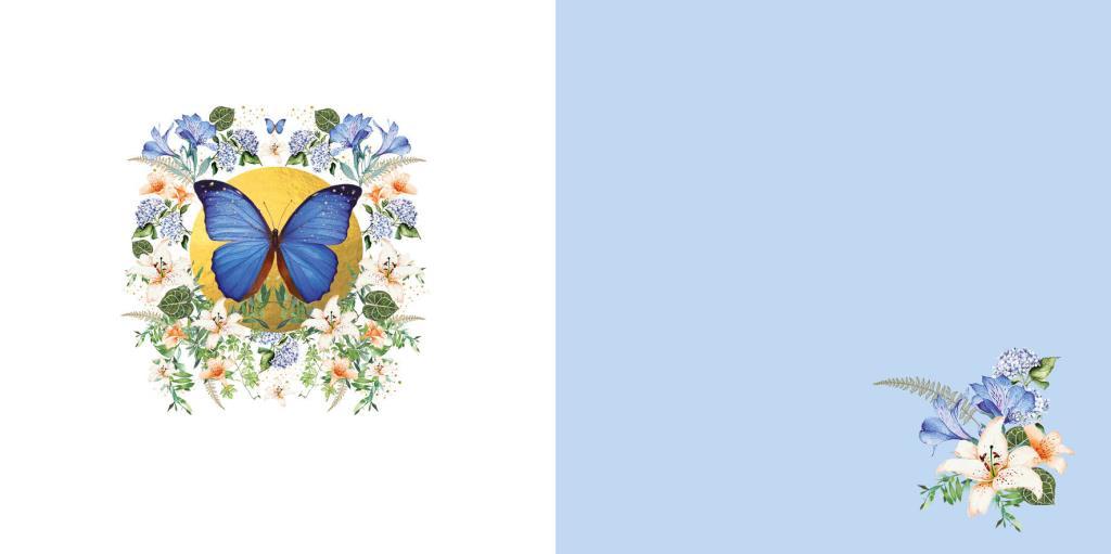 Čestitka TROPICAL BLUE 