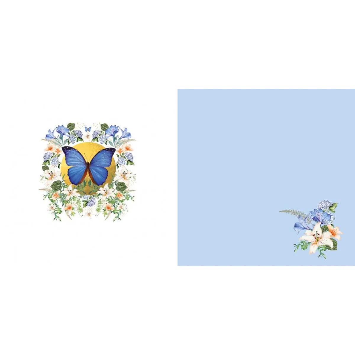 Čestitka TROPICAL BLUE 