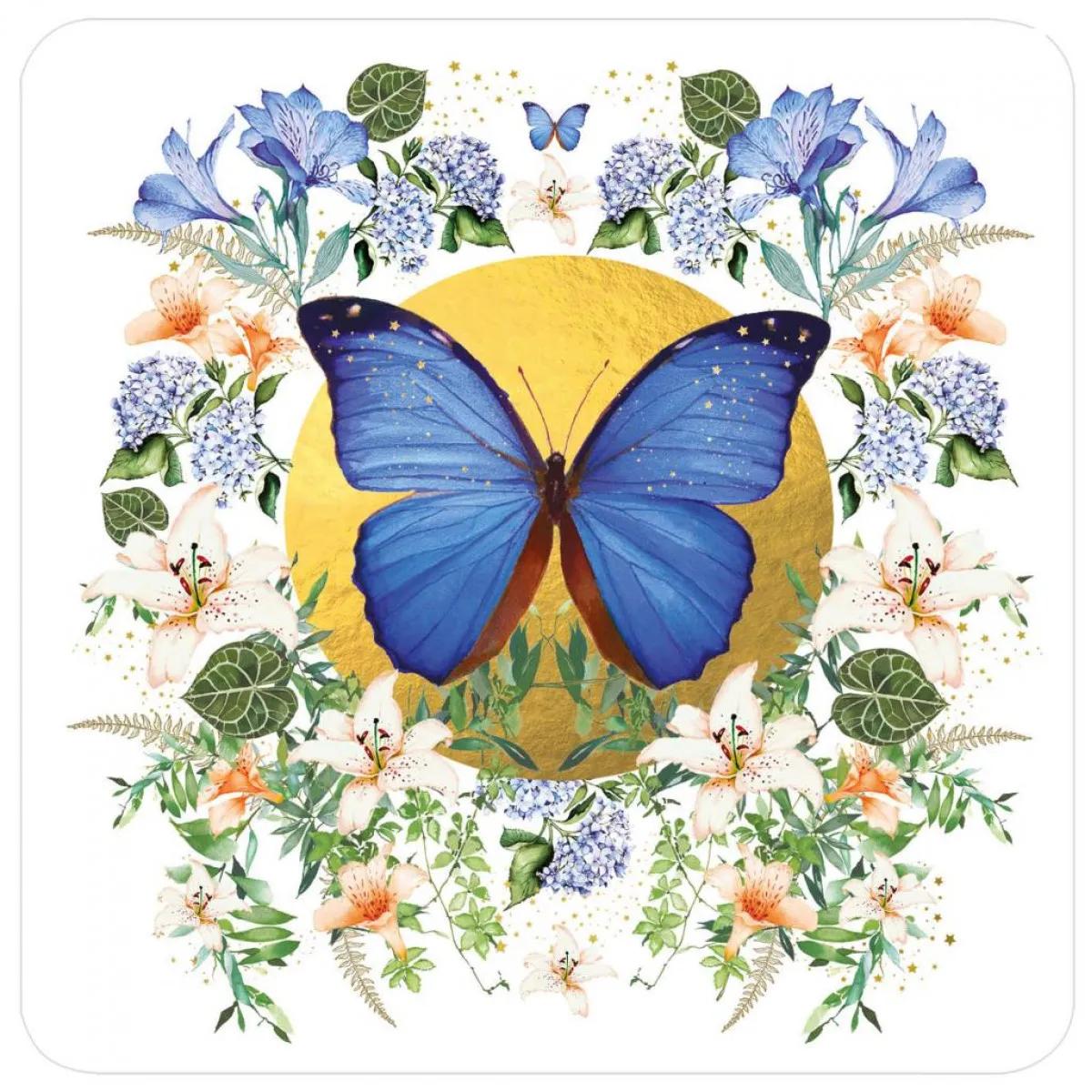 Čestitka TROPICAL BLUE 