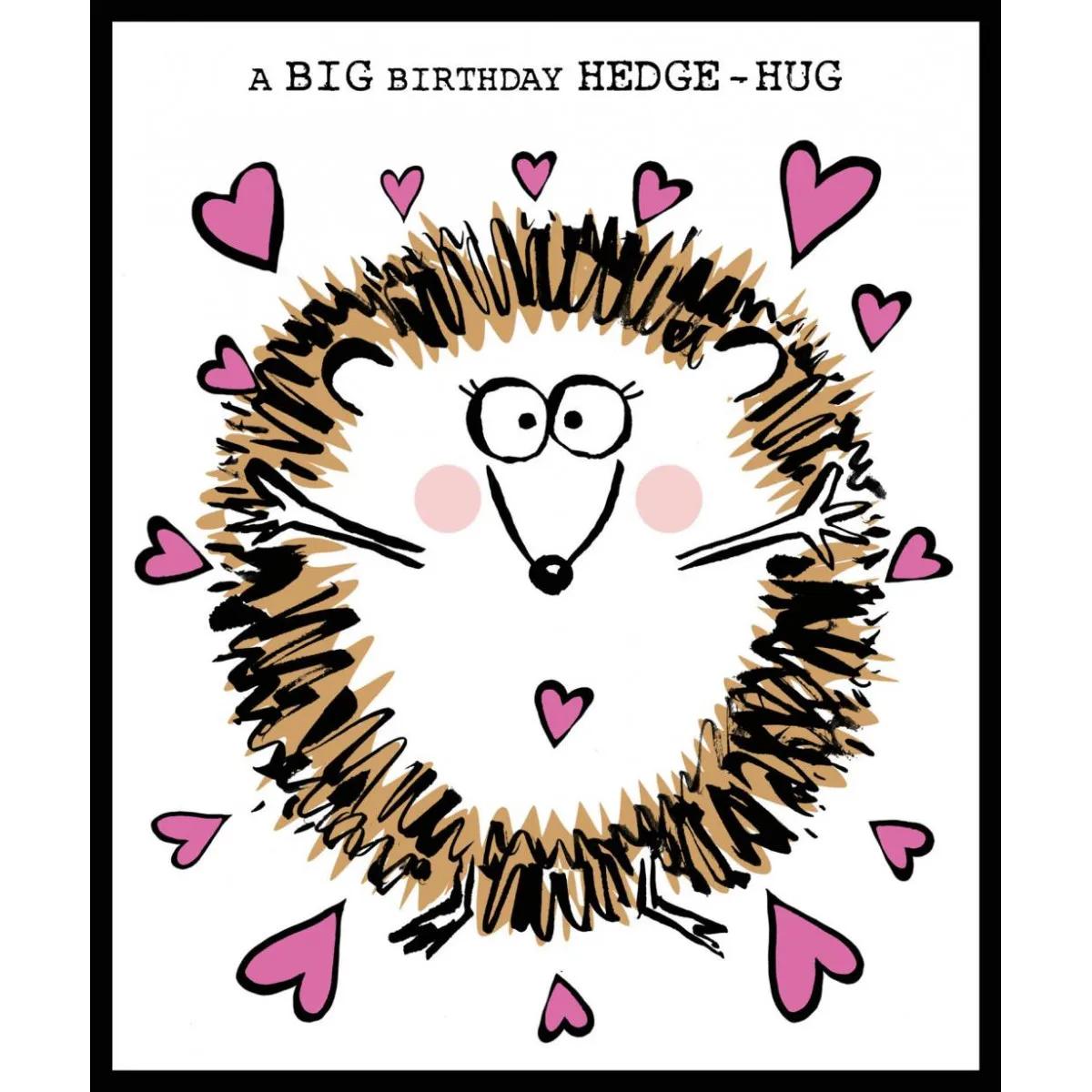 Rođendanska čestitka HEDGEHOG HUGS 