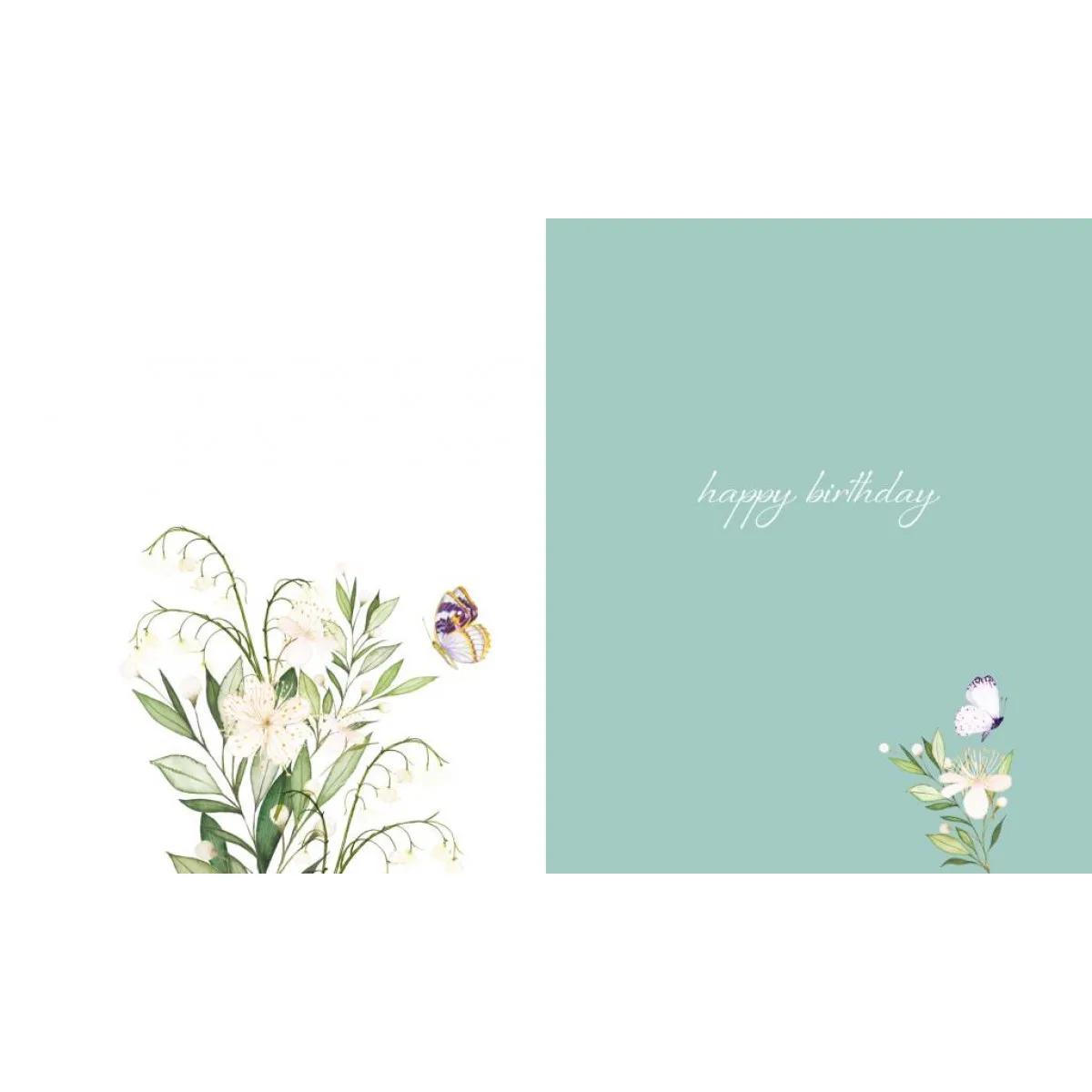 Rođendanska čestitka LILY OF THE VALLEY 