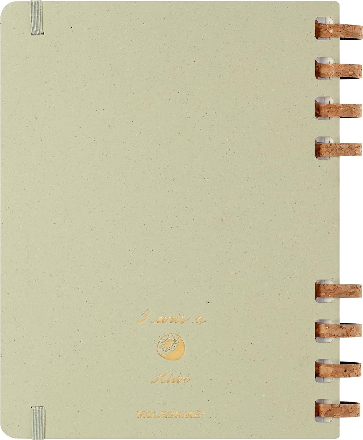 Planer XL MOLESKINE 2024 Crush Kiwi (tvrde korice) 