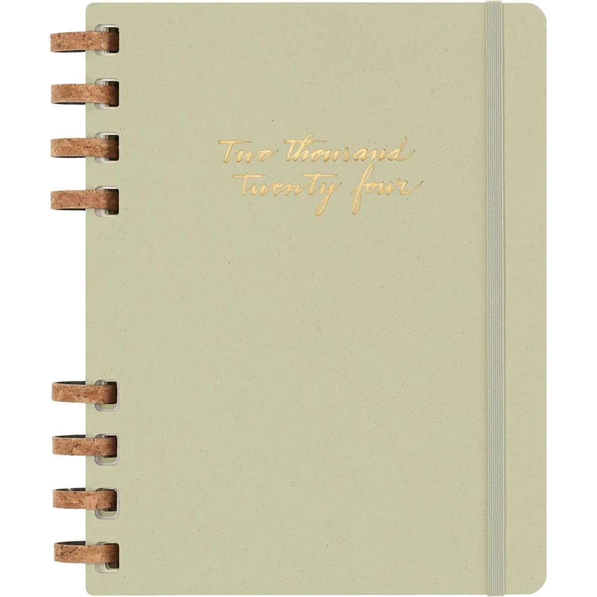 Planer XL MOLESKINE 2024 Crush Kiwi (tvrde korice) 