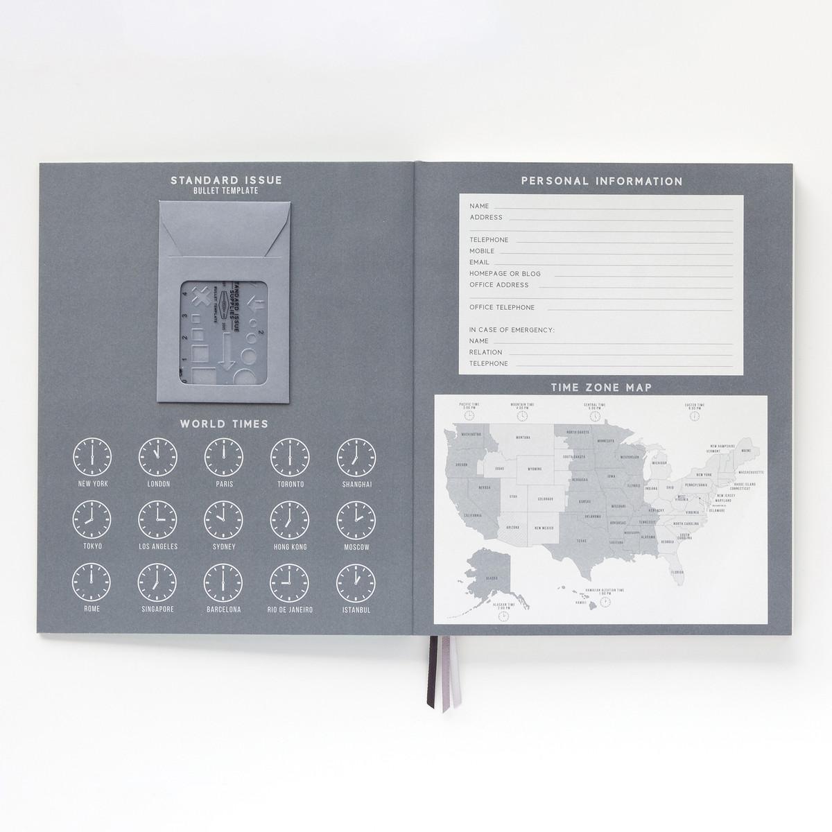 Notes i planer A5 NO.03 BLUE 