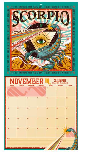 Zidni kalendar 2024 GORJUSS ZODIAC 