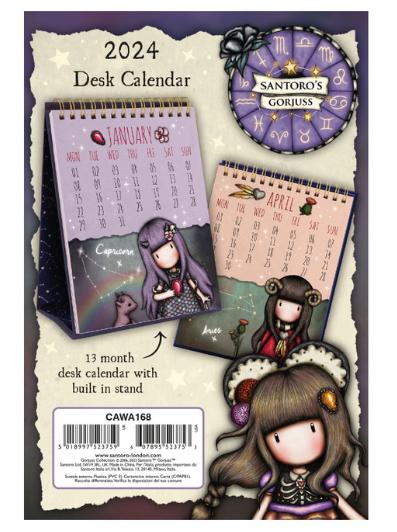 Stoni kalendar 2024 GORJUSS ZODIAC CONSTELLATIONS 