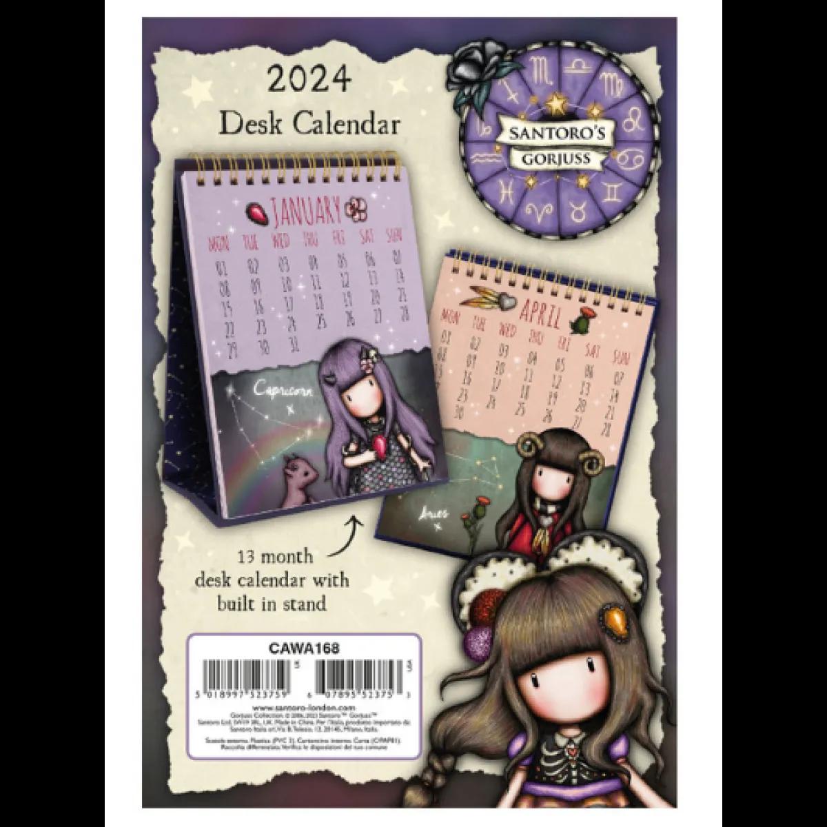 Stoni kalendar 2024 GORJUSS ZODIAC CONSTELLATIONS 
