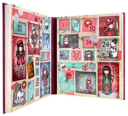 Poklon set GORJUSS ADVENT KALENDAR - MERRY AND BRIGHT 