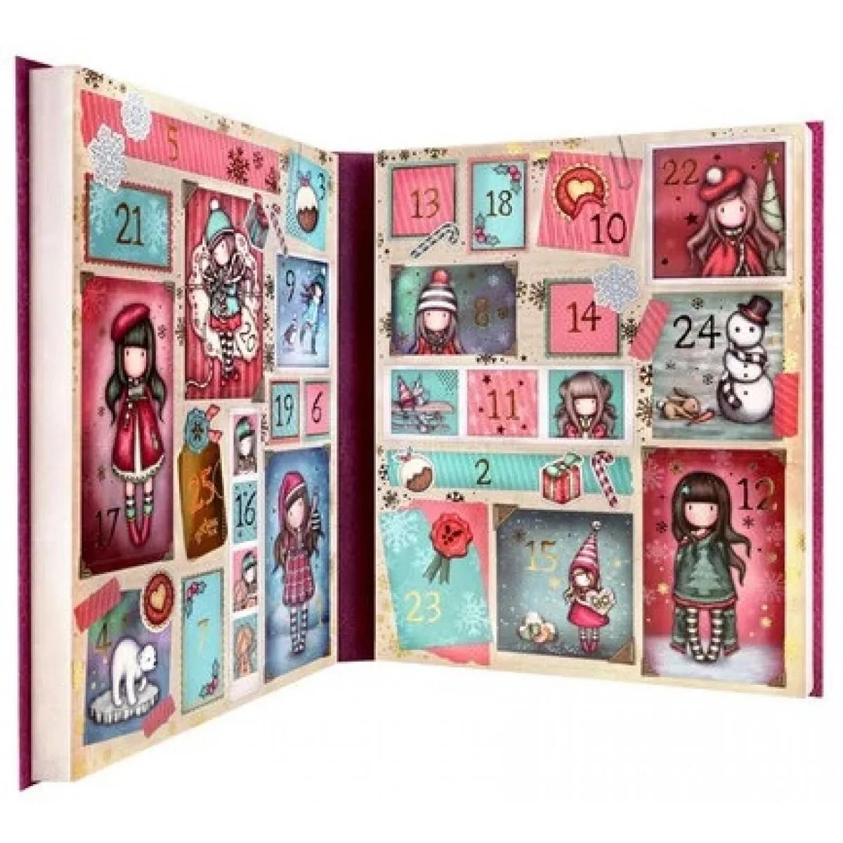 Poklon set GORJUSS ADVENT KALENDAR - MERRY AND BRIGHT 