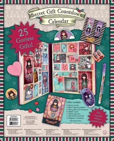 Poklon set GORJUSS ADVENT KALENDAR - MERRY AND BRIGHT 