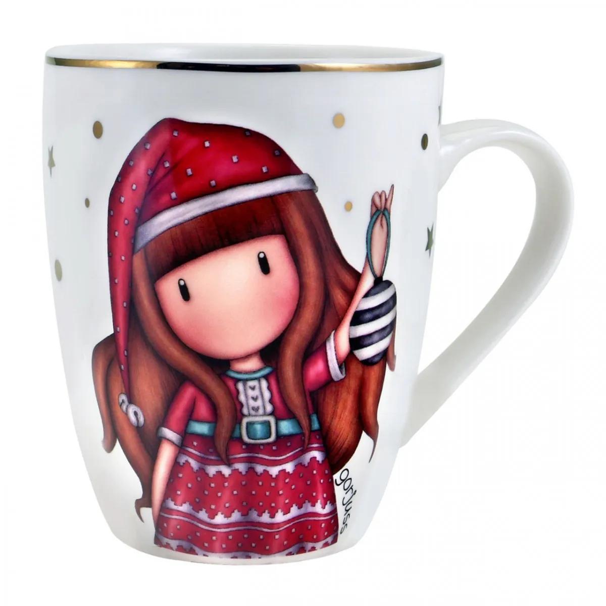 Poklon set šolja i podmetač NOVA GODINA GORJUSS Tis The Season 