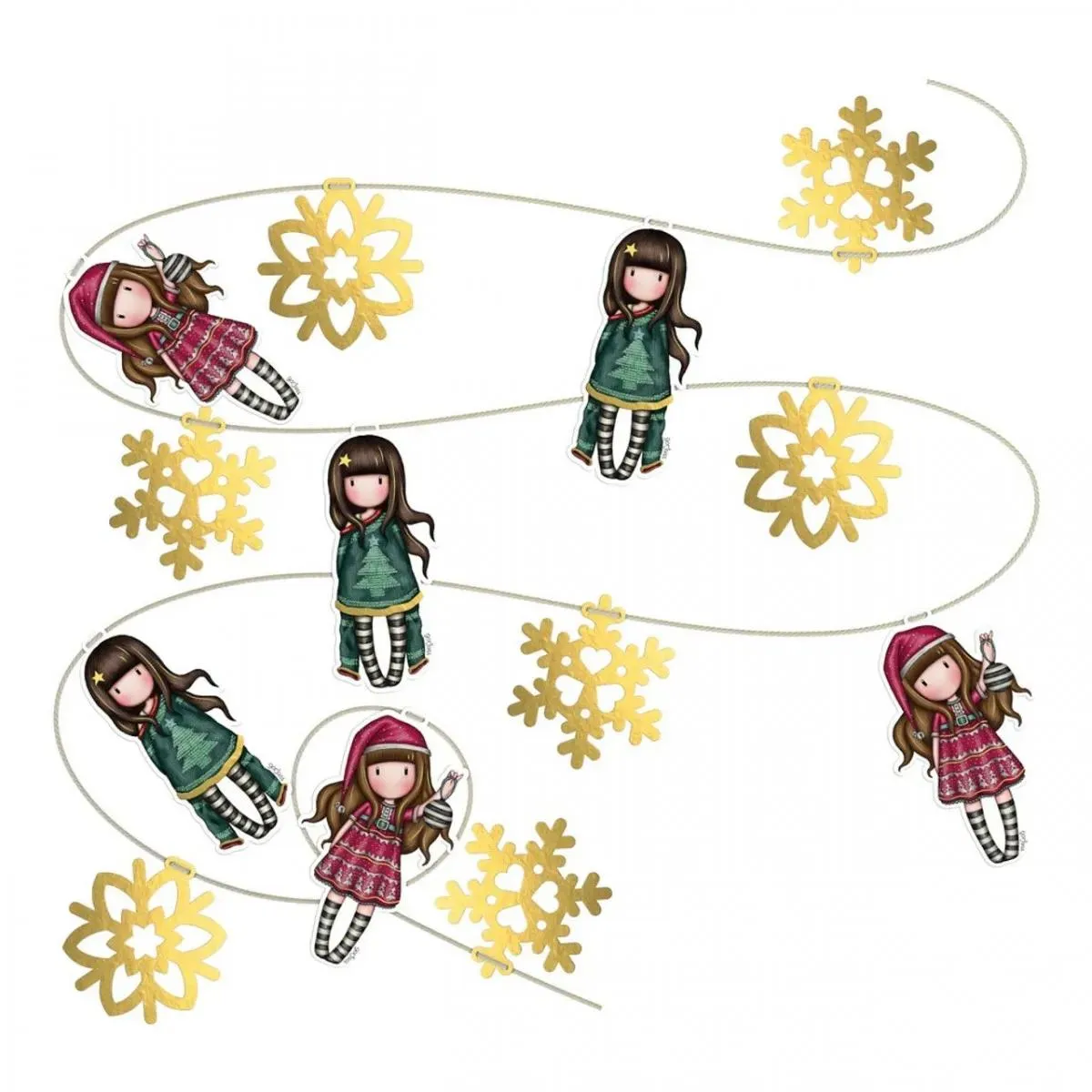 Novogodišnji ukras girlanda GORJUSS Merry and Bright 