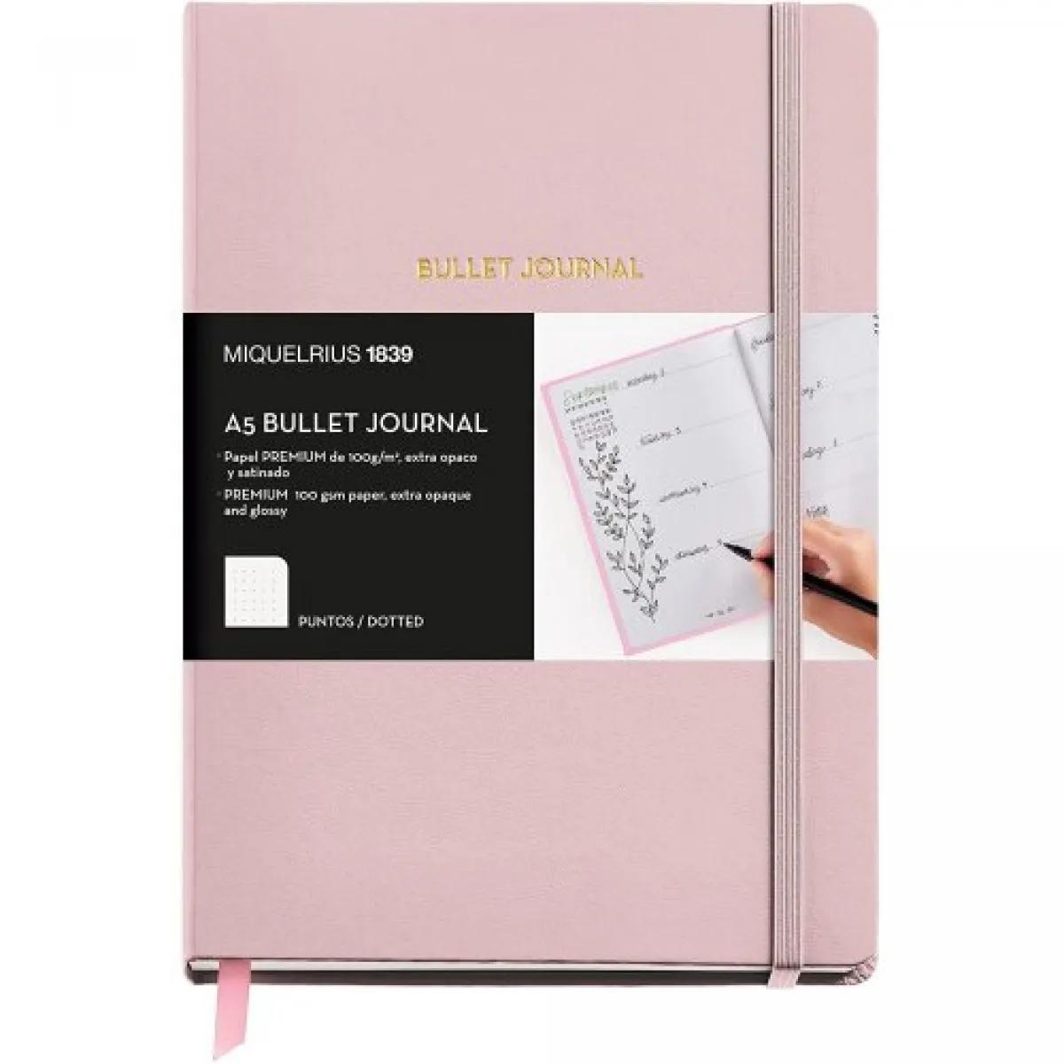 MIQUELRIUS Planer A5 Bullet Journal PINK 