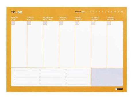 MIQUELRIUS Nedeljni planer TO DO A4 