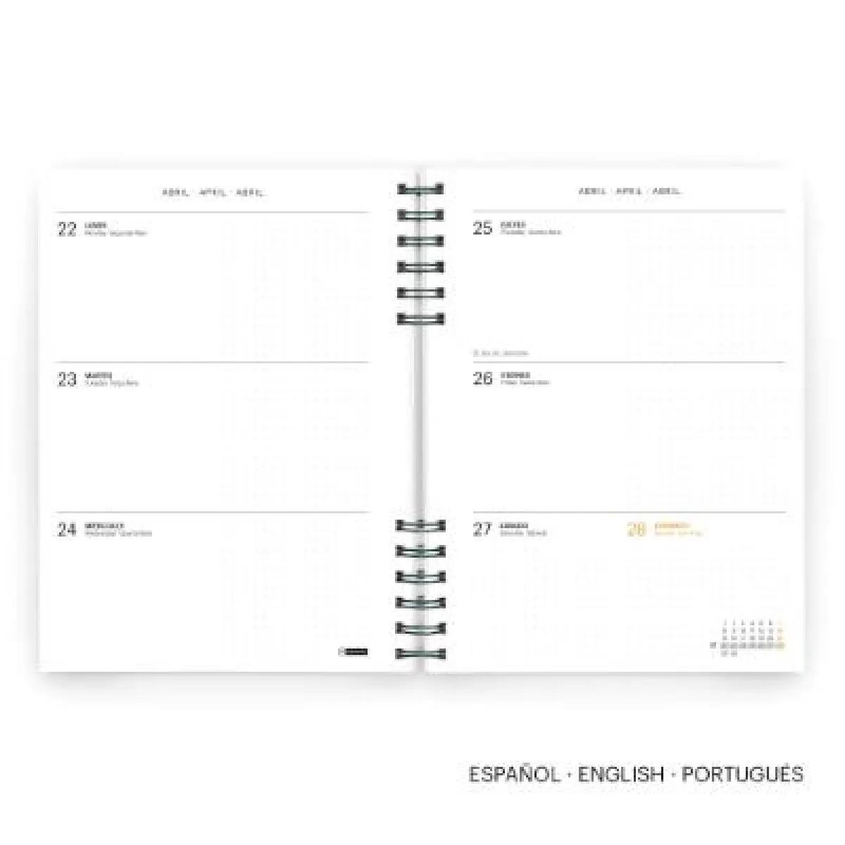 MIQUELRIUS Datumirani planer za 2024 - CRNI 