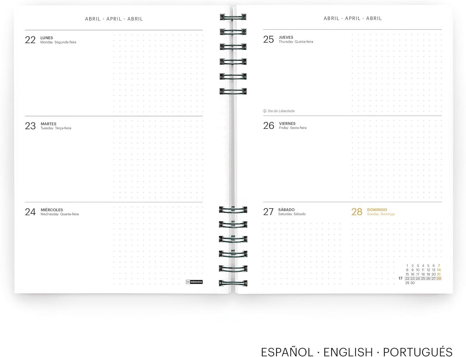 MIQUELRIUS Datumirani planer za 2024. - PETROL 