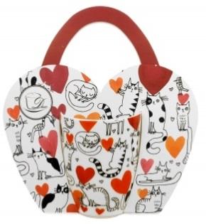 ŠOLJA 350ml CATS HEARTS 