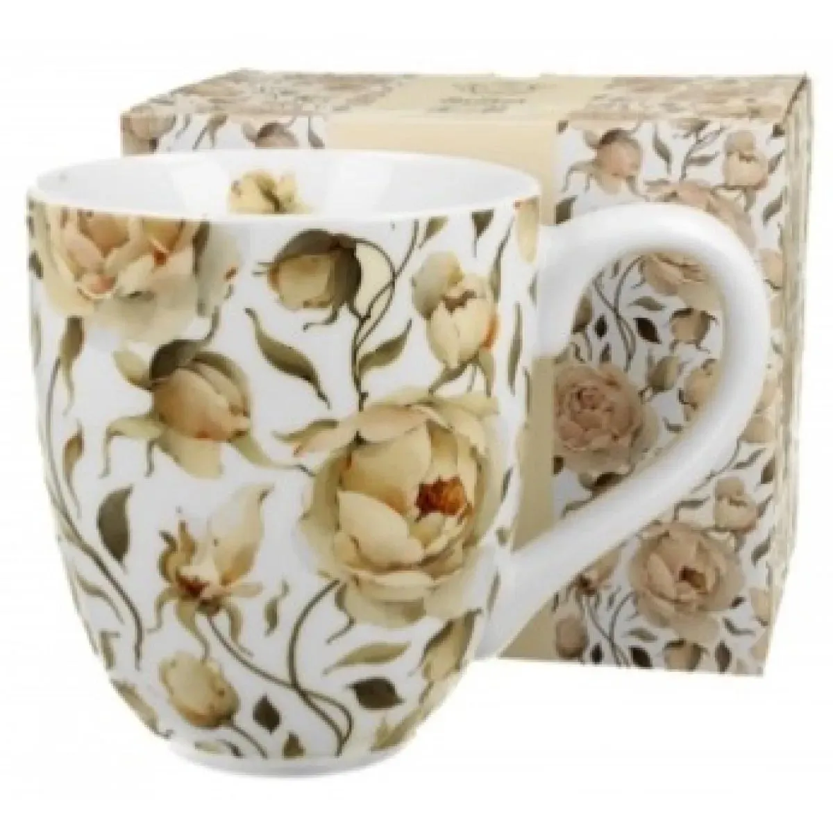 XXL ŠOLJA ENGLISH ROSES WHITE 