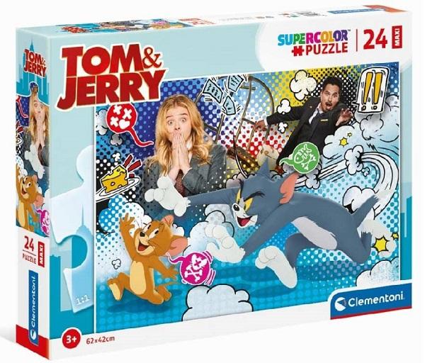 CLEMENTONI PUZZLE 24 MAXI TOM AND JERRY 