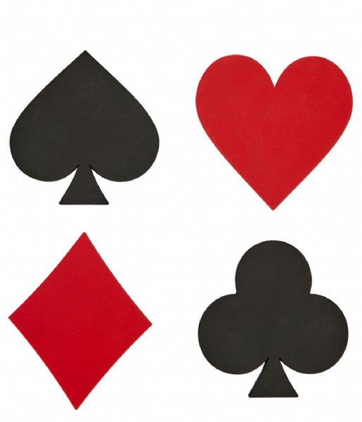 Set četiri podmetača KARTAŠKA BOJA 