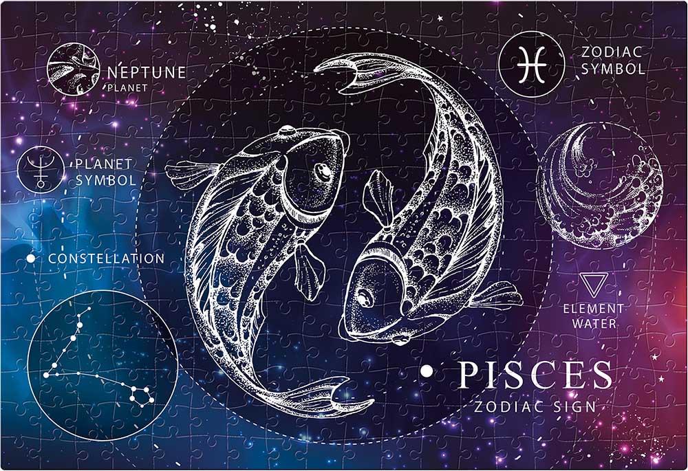 PUZZLE 250kom HOROSKOP RIBE 
