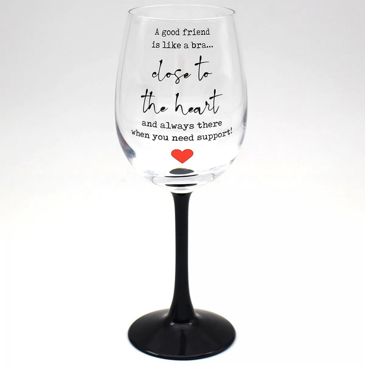 Čaša za vino A GOOD FRIEND 