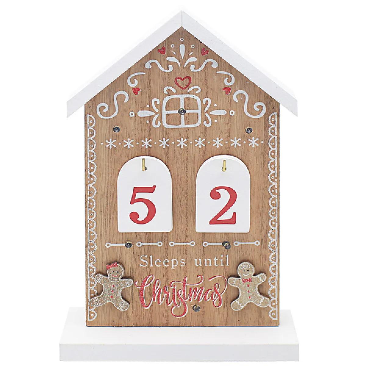 Kalendar GINGERBREAD LED 