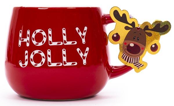 Novogodišnja šolja HOLLY JOLLY 