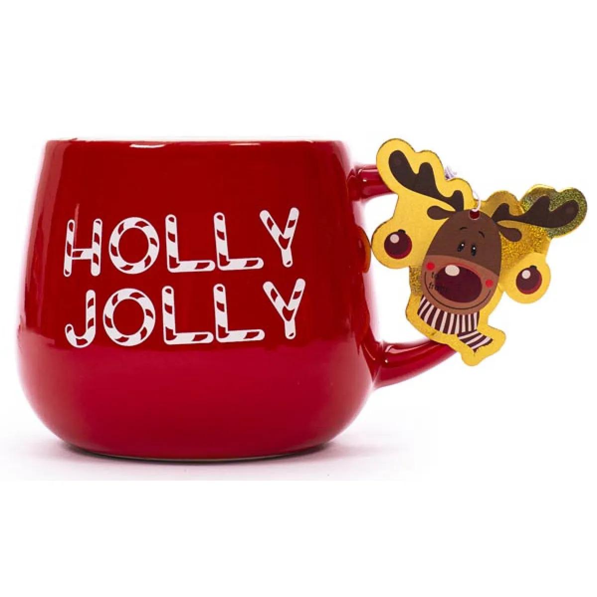 Novogodišnja šolja HOLLY JOLLY 