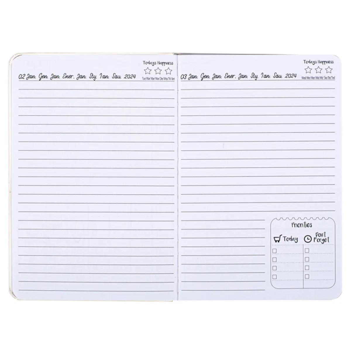 Džepni rokovnik AGENDA 2024 9x14cm 