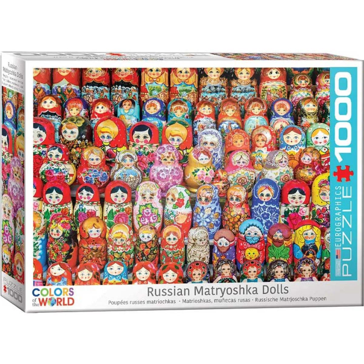 Puzzle 1000kom RUSSIAN MATRYOSHKA DOLLS 