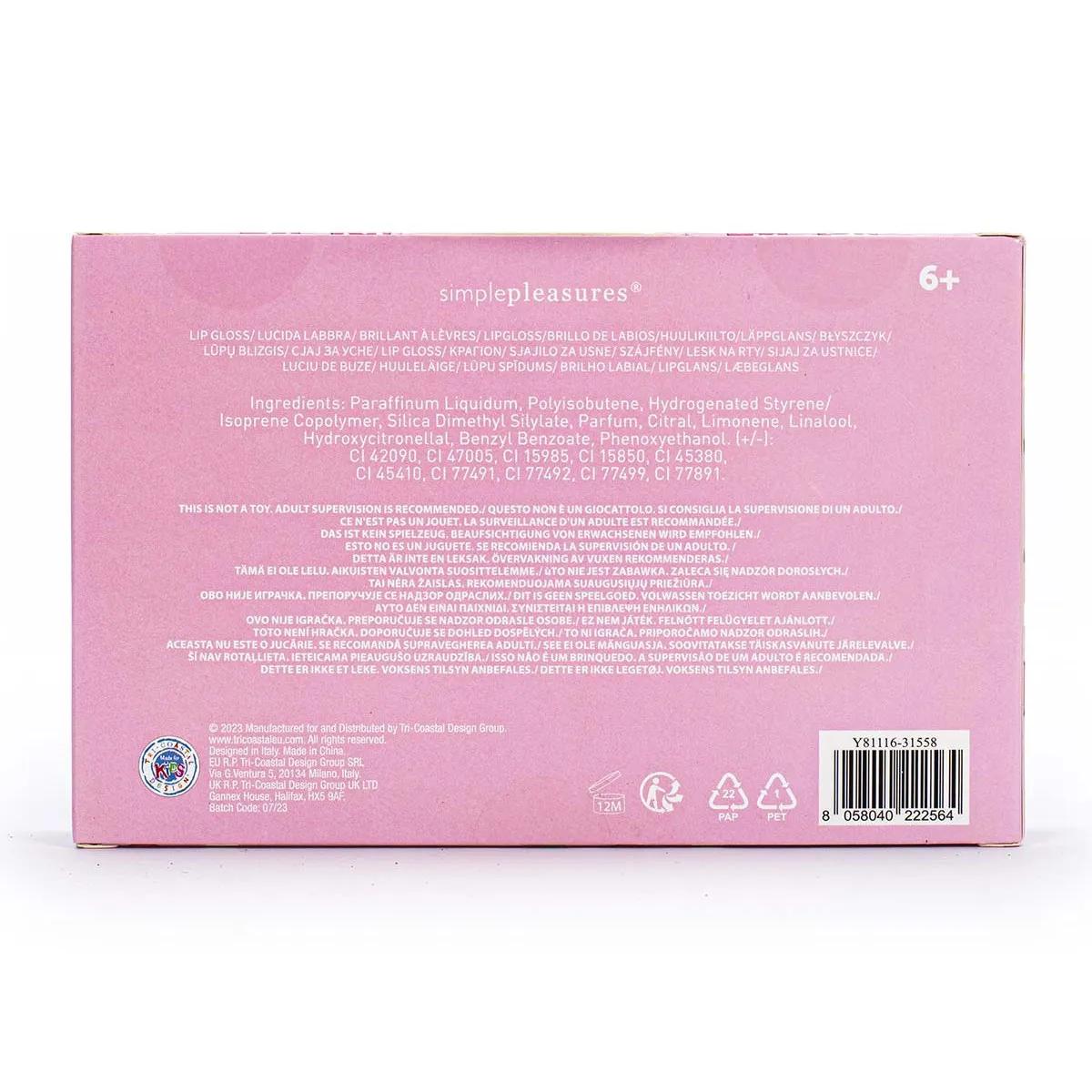 Set četiri sjaja za usne YUMMY 