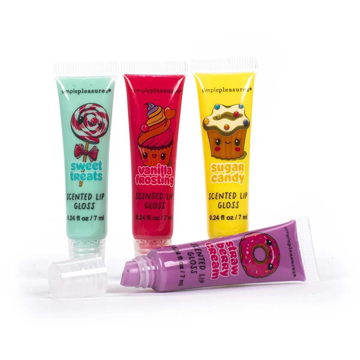 Set četiri sjaja za usne YUMMY 