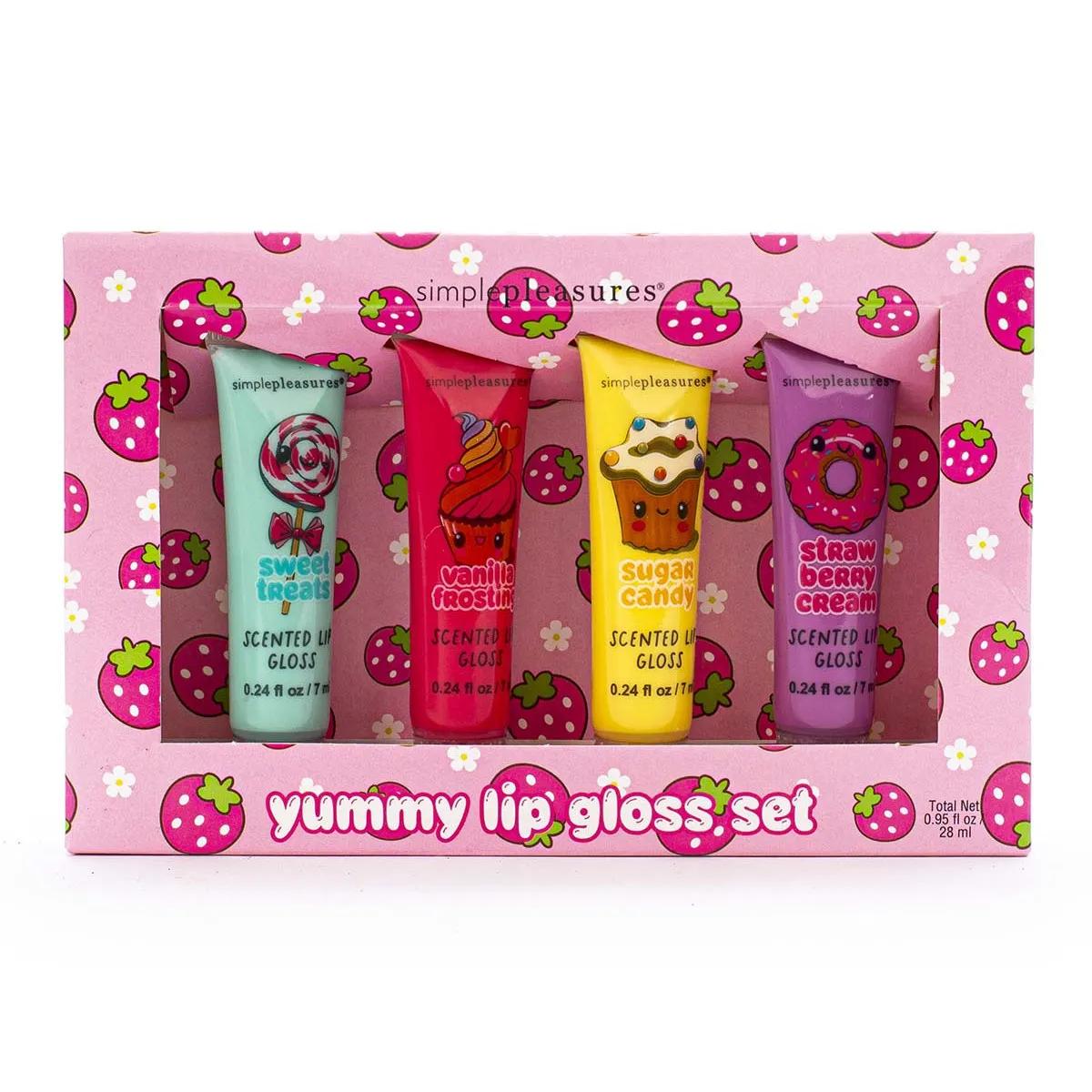 Set četiri sjaja za usne YUMMY 