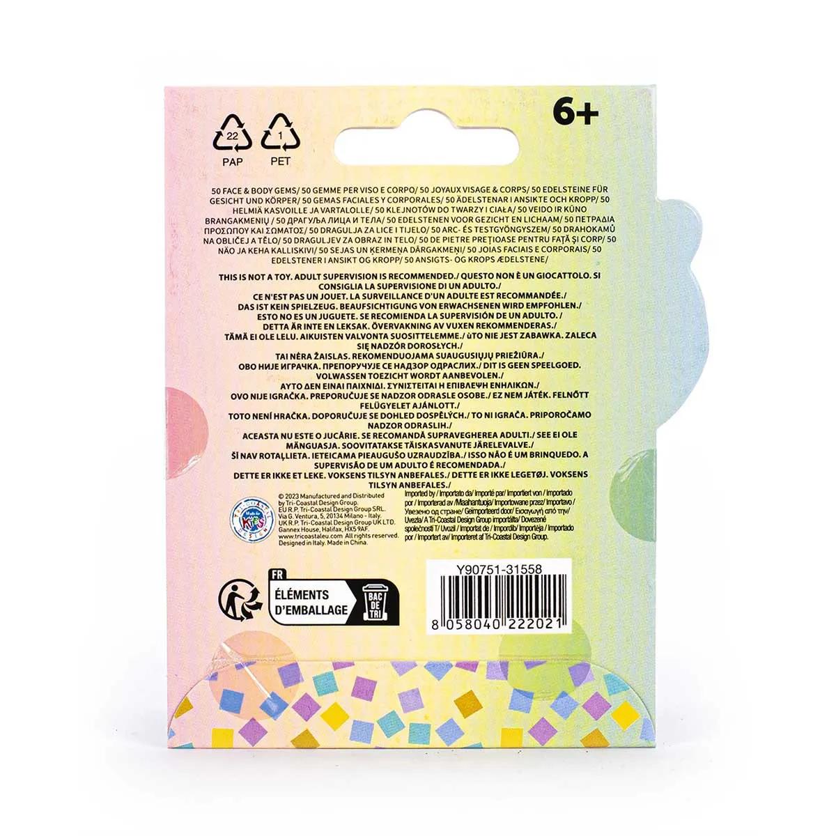 Set od 50 stikera za lice i telo SO CUTE 