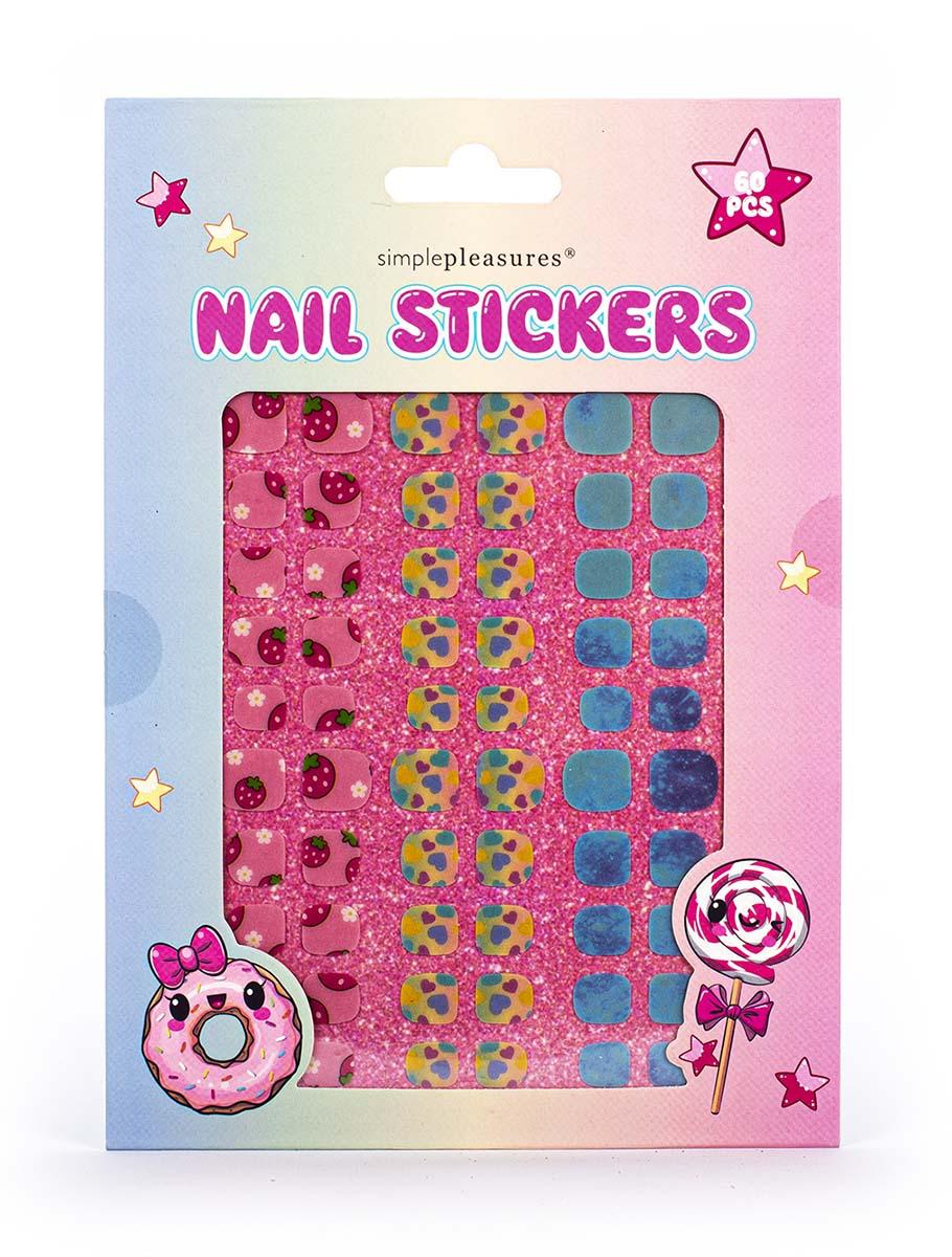 Set od 60 stikera za nokte CANDY 