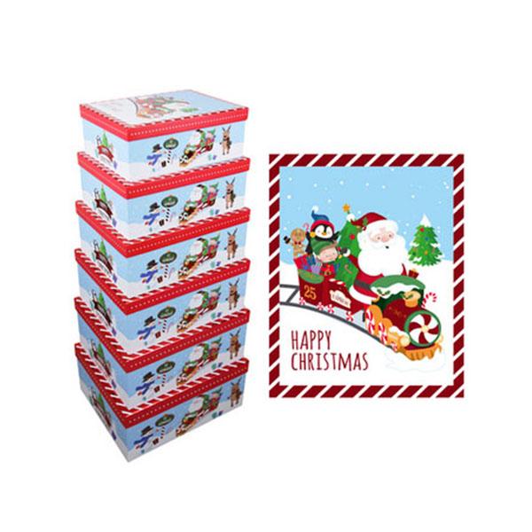 Ukrasna kutija NOVA GODINA 40x32x19 cm 