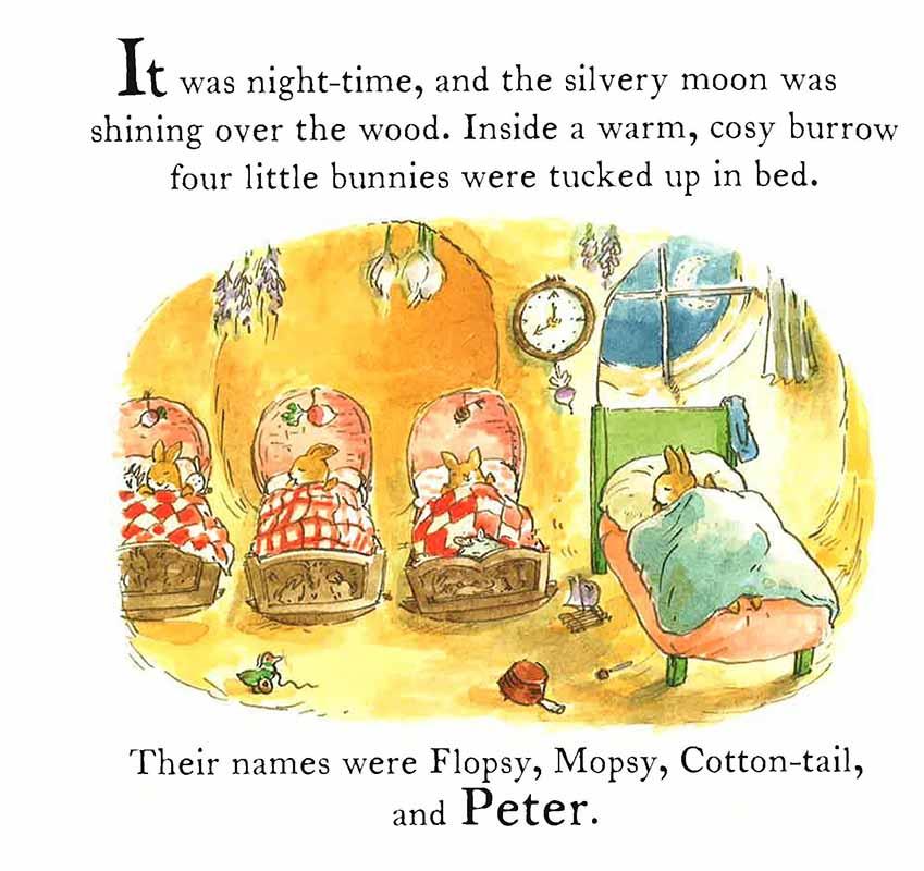 GOODNIGHT PETTER Peter Rabbit 