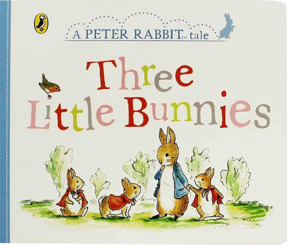THREE LITTLE BUNNIES Peter Rabbit 