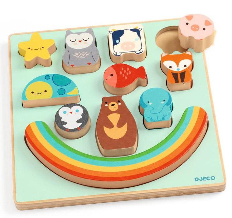 Puzzle za decu PUZZ & BOOM RAINBOW 