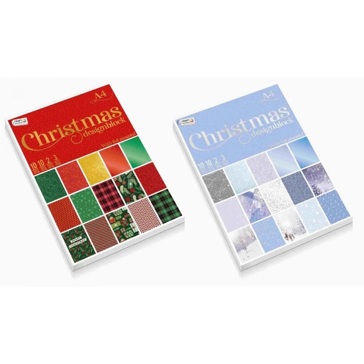 Hobi papir A4  NOVA GODINA 25 kom (dva motiva) 