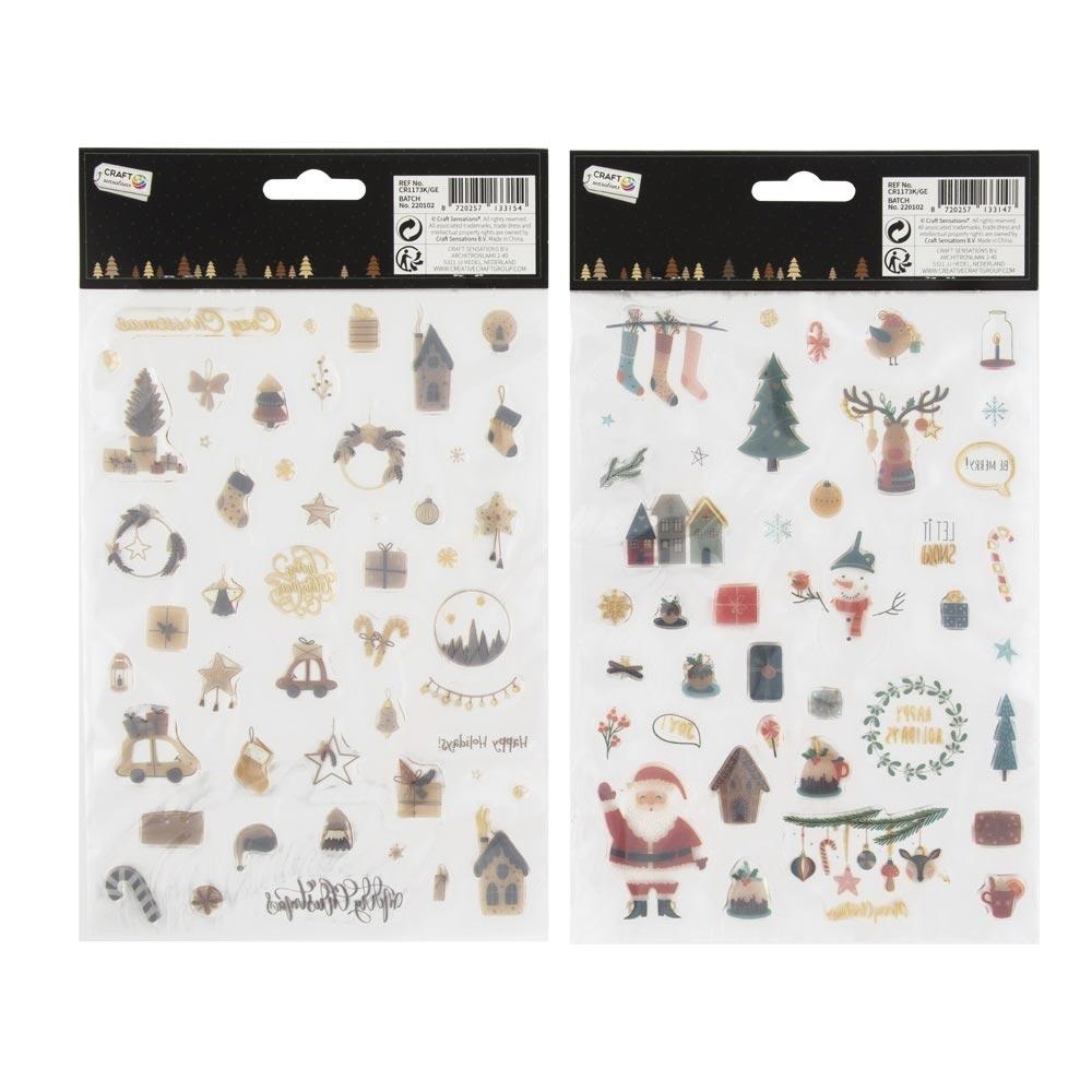 Stikeri NOVA GODINA, 2 vrste 