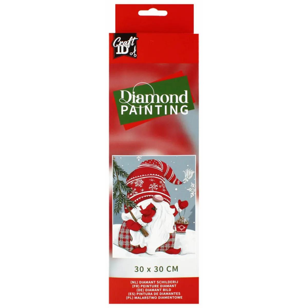 Slikanje cirkonima PATULJAK 30x30 cm DIAMOND PAINTING 