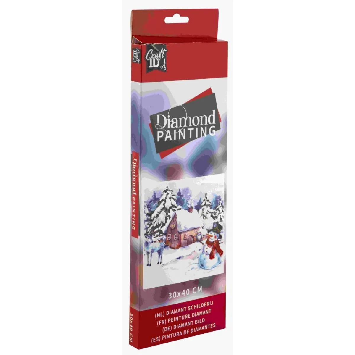 Slikanje cirkonima ZIMA 30x40 cm DIAMOND PAINTING 