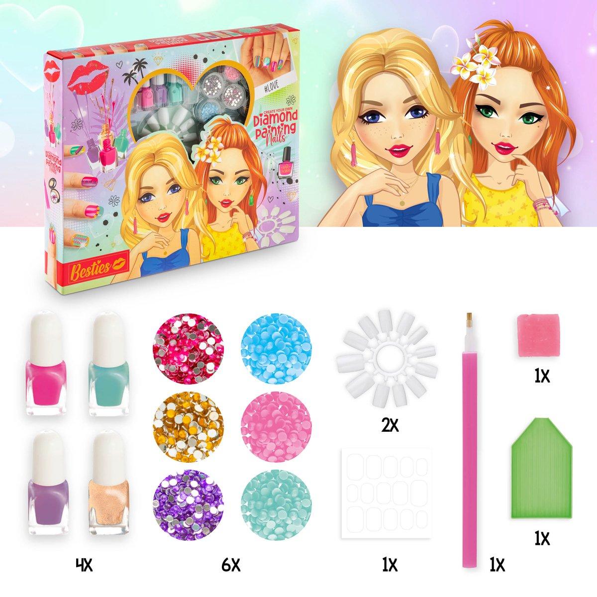 Set za ukrašavanje noktiju DIAMOND PAINTING 