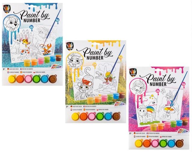 OBOJ PO BROJEVIMA PAINT & BRUSH 