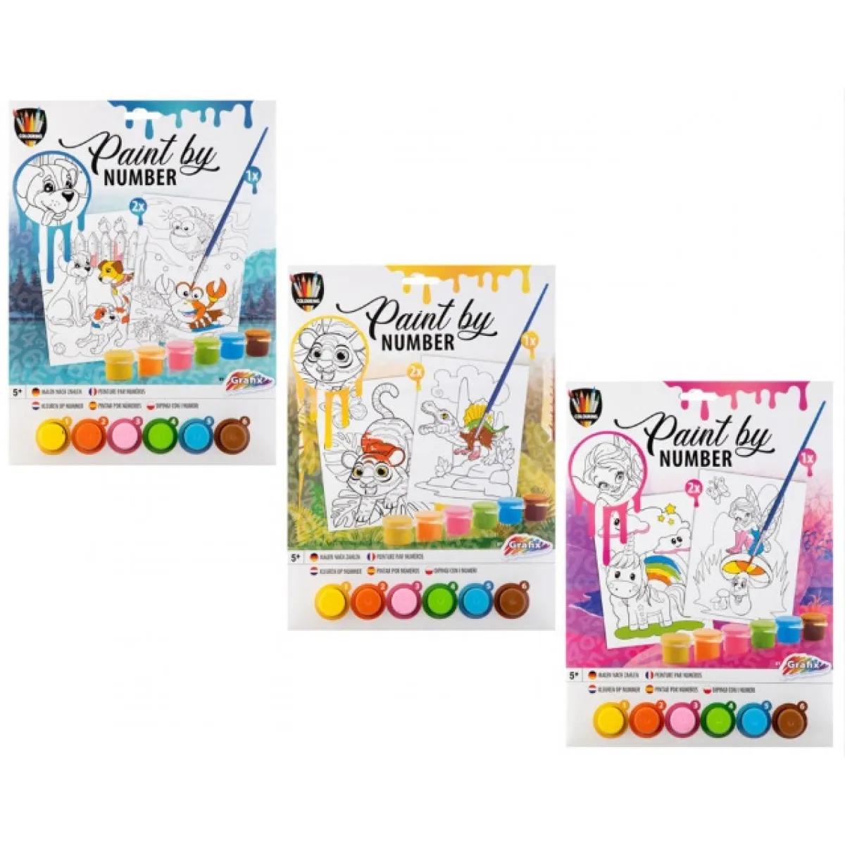 OBOJ PO BROJEVIMA PAINT & BRUSH 